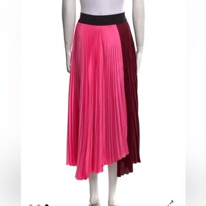 A.L.C. New with tags Pink and Burgundy Pleated Skirt size 18